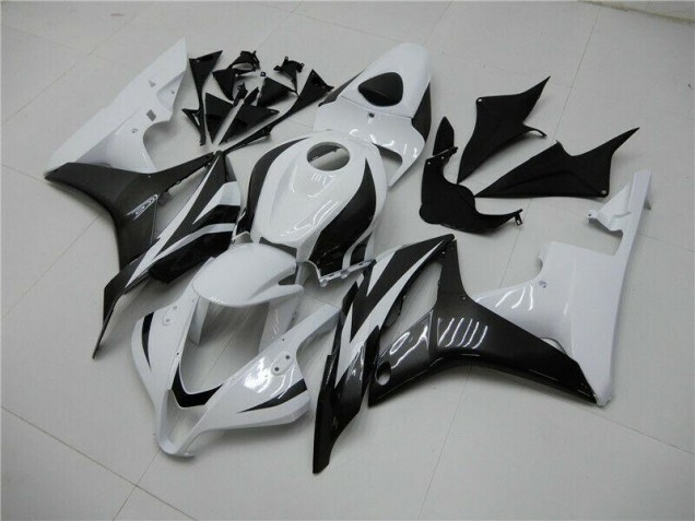 Kits Completo Carenado Moto CBR 600 RR 2007-2008 - Blanco Negro Kits Completo Carenado Moto CBR 600 RR 2007-2008 - Blanco Negro