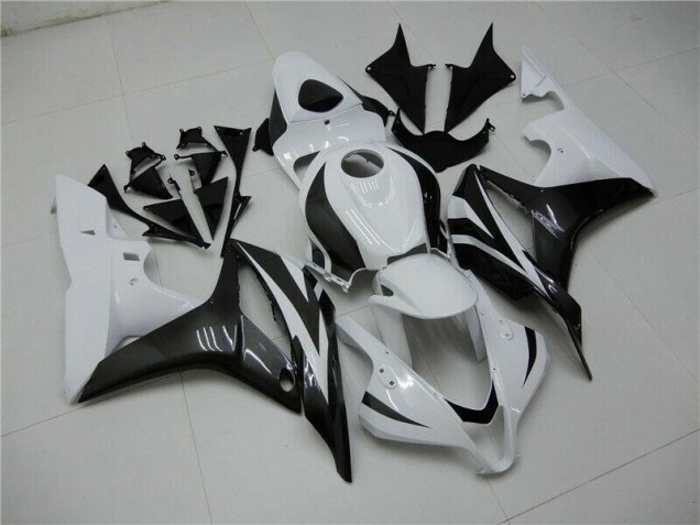Kits Completo Carenado Moto CBR 600 RR 2007-2008 - Blanco Negro Kits Completo Carenado Moto CBR 600 RR 2007-2008 - Blanco Negro