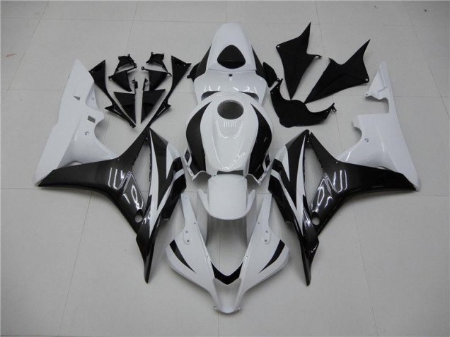 Kits Completo Carenado Moto CBR 600 RR 2007-2008 - Blanco Negro Kits Completo Carenado Moto CBR 600 RR 2007-2008 - Blanco Negro