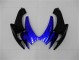 Kits Completo Carenado Moto GSXR 600 / 750 K6 2006-2007 - Azul Negro Kits Completo Carenado Moto GSXR 600 / 750 K6 2006-2007 - Azul Negro