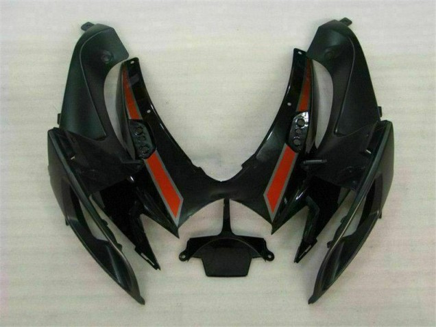Kits Completo Carenado Moto GSXR 600 / 750 K6 2006-2007 - Negro Rojo