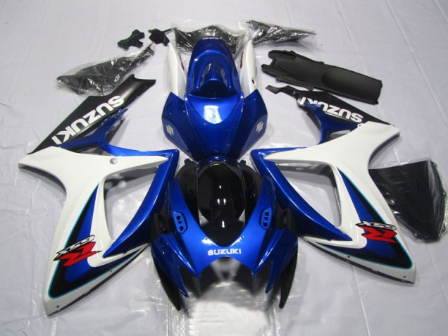 Kits Completo Carenado Moto GSXR 600 K6 2006-2007 - Azul Blanco Kits Completo Carenado Moto GSXR 600 K6 2006-2007 - Azul Blanco