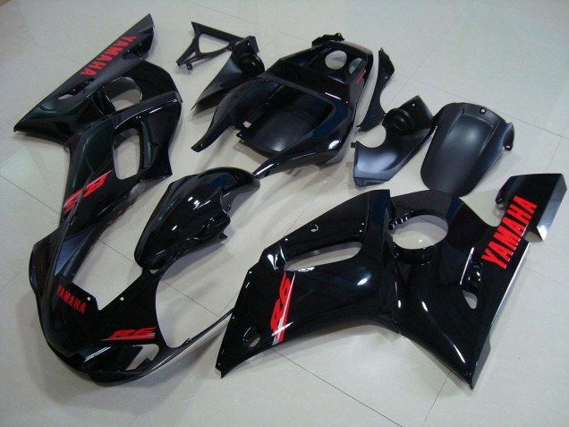 Kits Completo Carenado Moto R6 1998-2002 - Brillante Negro Rojo Calcomanías