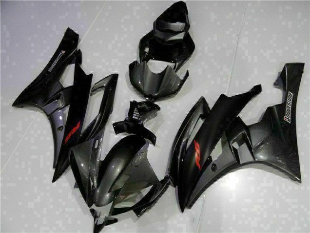 Kits Completo Carenado Moto R6 2006-2007 - Gris Negro Kits Completo Carenado Moto R6 2006-2007 - Gris Negro