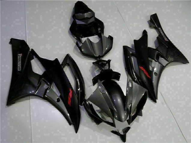 Kits Completo Carenado Moto R6 2006-2007 - Gris Negro Kits Completo Carenado Moto R6 2006-2007 - Gris Negro