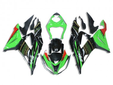 Kits Completo Carenado Moto ZX6R 2013-2018 - Verde Negro