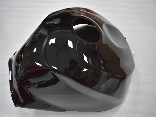 Mejores Carenados Moto Suzuki GSXR 600/750 2004-2005 - Negro Brillante Rojo Raya