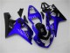 Mejores Carenados Moto Suzuki GSXR 600/750 2004-2005 - Azul Negro Brillante