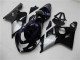 Mejores Carenados Moto Suzuki GSXR 600/750 2004-2005 - Negro Brillante Plata Azul