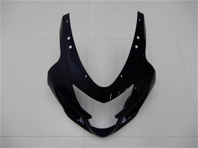 Mejores Carenados Moto Suzuki GSXR 600/750 2004-2005 - Negro Brillante Plata Azul