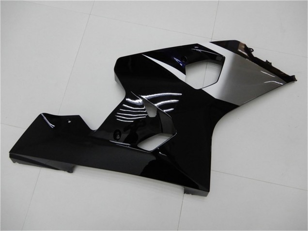 Mejores Carenados Moto Suzuki GSXR 600/750 2004-2005 - Negro Brillante Plata Azul