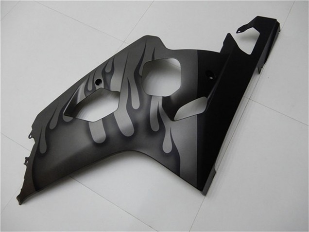 Mejores Carenados Moto Suzuki GSXR 600/750 2004-2005 - Gris Negro Llama