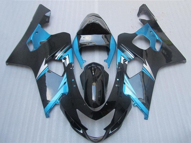 Mejores Carenados Moto Suzuki GSXR 600/750 2004-2005 - Azul Blanco Negro