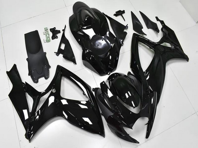 Mejores Carenado Moto Suzuki GSXR 600/750 2006-2007 - Negro Brillante