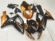 Mejores Carenados Moto Suzuki GSXR 600/750 2006-2007 - Naranja Negro Brillante