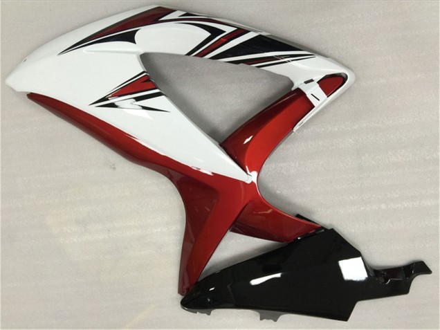 Mejores Carenados Moto Suzuki GSXR 600/750 2008-2010 - Blanco Rojo Negro Brillante