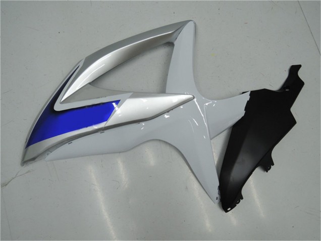 Mejores Carenados Moto Suzuki GSXR 600/750 2008-2010 - Plata Blanco Azul Negro