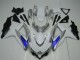 Mejores Carenados Moto Suzuki GSXR 600/750 2008-2010 - Plata Blanco Azul Negro