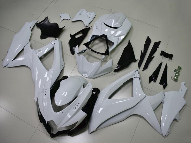 Mejores Carenados Moto Suzuki GSXR 600/750 2008-2010 - Blanco Brillante