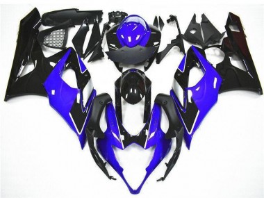 Mejores Kits Carenado Moto Suzuki GSXR 1000 2005-2006 - Azul Negro