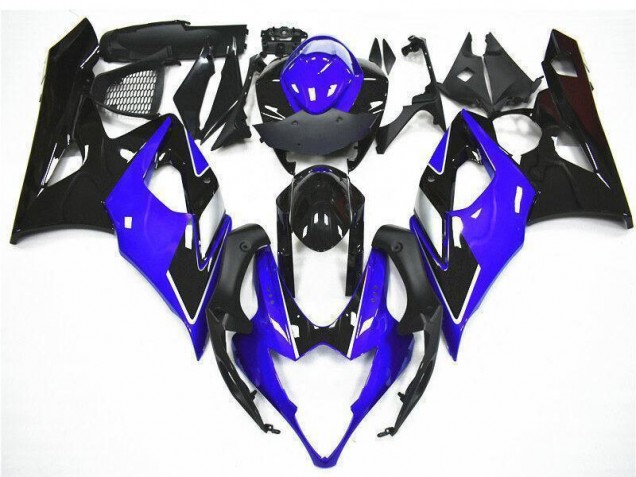 Mejores Kits Carenado Moto Suzuki GSXR 1000 2005-2006 - Azul Negro