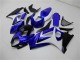 Mejores Carenados Moto Suzuki GSXR 1000 2007-2008 - Blanco Azul Negro No Calcomanía