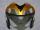 Mejores Carenado Moto Honda CBR600RR 2003-2004 - Plata Oro Negro Brillante