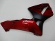 Mejores Carenados Moto Honda CBR600RR 2003-2004 - Rojo Negro Mate Raya
