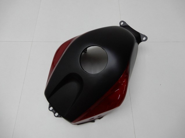 Mejores Carenados Moto Honda CBR600RR 2003-2004 - Rojo Negro Mate Raya