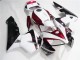 Mejores Kits Carenados Moto Honda CBR600RR 2005-2006 - Blanco Rojo Negro