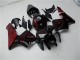Mejores Kits Carenado Moto Honda CBR600RR 2005-2006 - Negro Brillante Rojo Llama