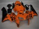 Mejores Carenado Moto Honda CBR600RR 2005-2006 - Naranja Negro Llama