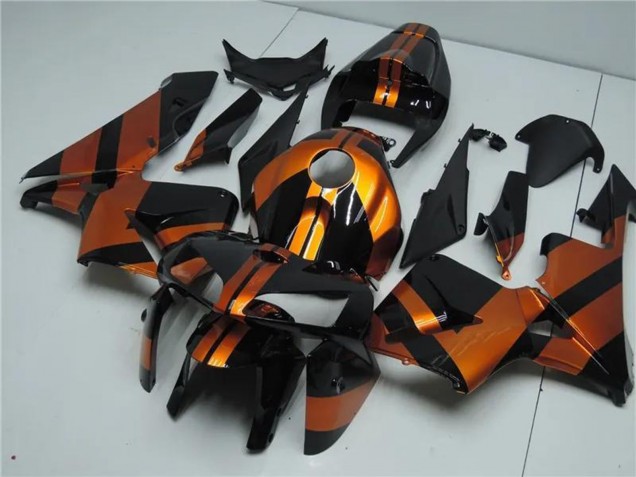 Mejores Carenado Moto Honda CBR600RR 2005-2006 - Naranja Negro