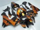 Mejores Carenado Moto Honda CBR600RR 2005-2006 - Naranja Negro