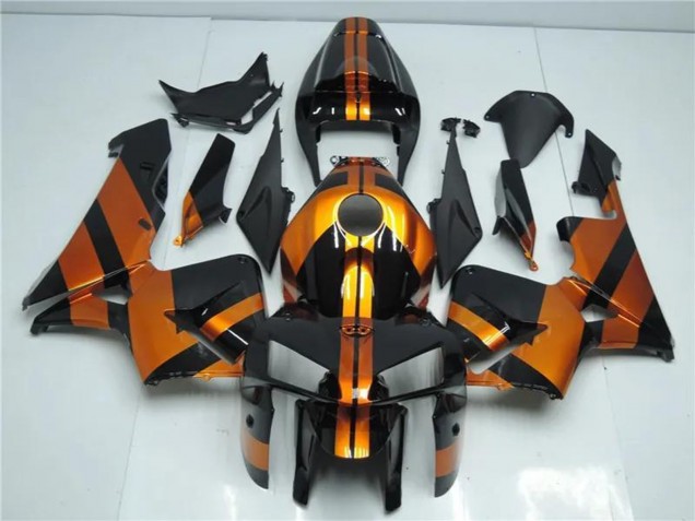 Mejores Carenado Moto Honda CBR600RR 2005-2006 - Naranja Negro