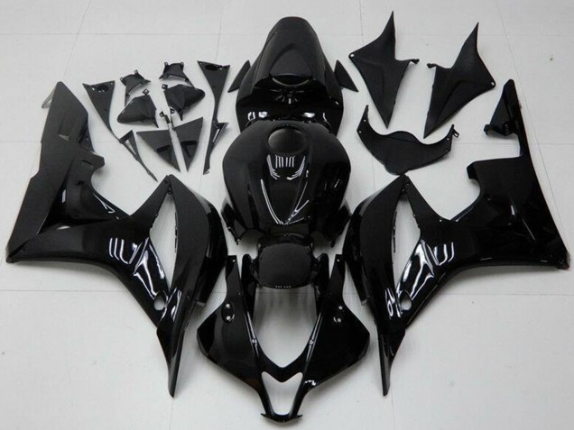 Mejores Carenados Moto Honda CBR600RR 2007-2008 - Negro Brillante
