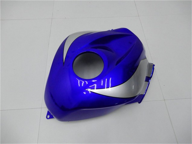 Mejores Carenados Moto Honda CBR600RR 2007-2008 - Plata Azul Negro Brillante OEM Estilo