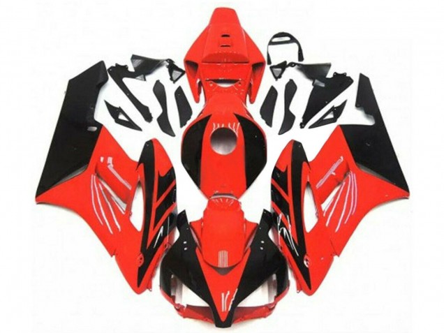 Mejores Carenados Moto Honda CBR1000RR 2004-2005 - Rojo Negro Brillante