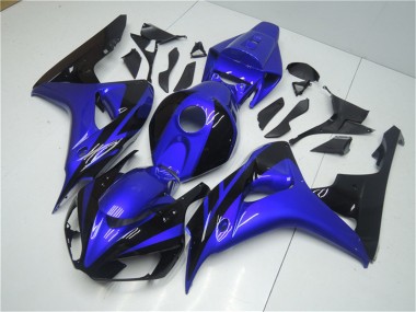 Mejores Kits Carenado Moto Honda CBR1000RR 2006-2007 - Azul Negro Brillante