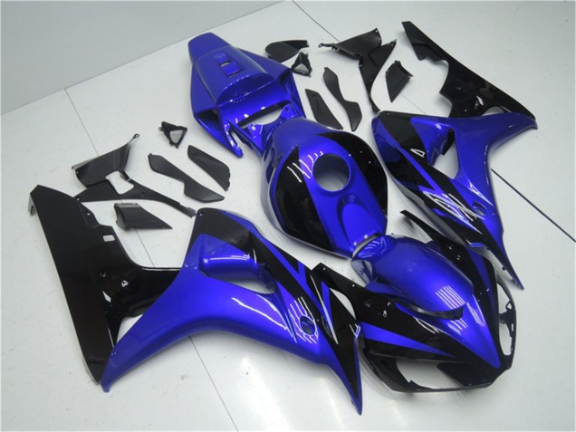Mejores Kits Carenado Moto Honda CBR1000RR 2006-2007 - Azul Negro Brillante