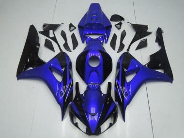 Mejores Kits Carenado Moto Honda CBR1000RR 2006-2007 - Azul Negro Brillante