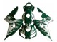 Mejores Carenados Moto Honda CBR1000RR 2006-2007 - Blanco Verde Llama