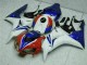 Mejores Kits Carenado Moto Honda CBR1000RR 2006-2007 - Blanco Rojo Azul HRC