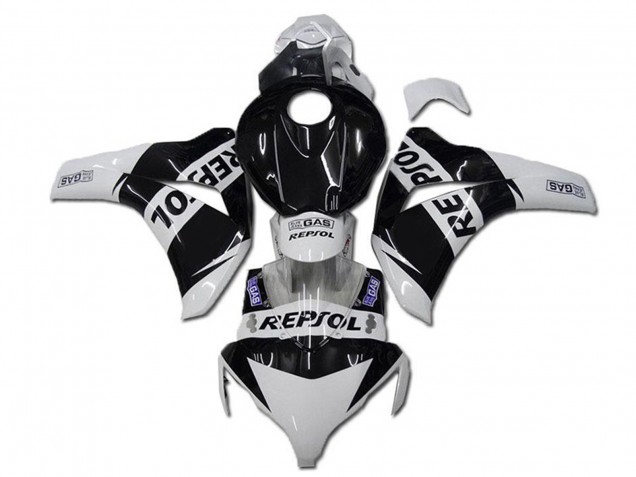 Mejores Carenados Moto Honda CBR1000RR 2008-2011 - Blanco Negro Brillante Repsol