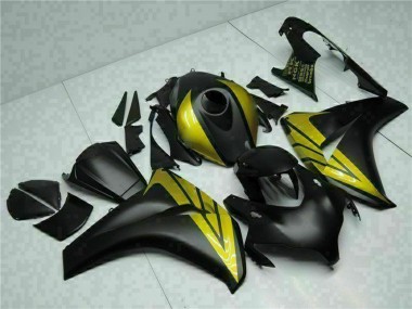 Mejores Carenados Moto Honda CBR1000RR 2008-2011 - Negro Mate Oro