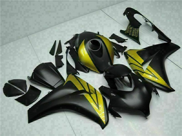 Mejores Carenados Moto Honda CBR1000RR 2008-2011 - Negro Mate Oro