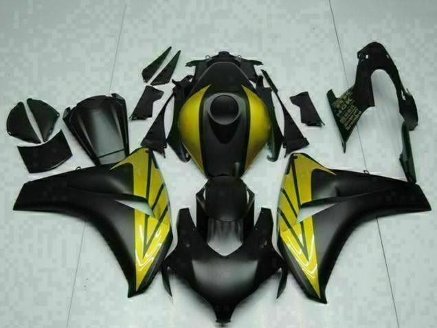Mejores Carenados Moto Honda CBR1000RR 2008-2011 - Negro Mate Oro