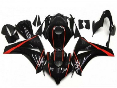 Mejores Carenados Moto Honda CBR1000RR 2008-2011 - Negro Brillante Rojo