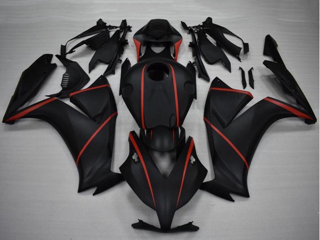 Mejores Carenados Moto Honda CBR1000RR 2012-2016 - Negro Mate Rojo