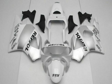 Mejores Carenados Moto Honda CBR900RR 954RR 2002-2003 - Blanco Plata Negro Repsol